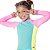 Camiseta Para Nadar Color Block Infantil Menina Moda Praia Puket 110401029 - Imagem 1