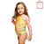 Conjunto Camiseta Para Nadar e Calcinha Biquíni Infantil Menina Moda Praia Peixote Kids 650077 - Imagem 2