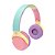 Fone de Ouvido Bluetooth Customizável Color Block Rosa Menina Puket 100400440 - Imagem 1