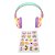 Fone de Ouvido Bluetooth Customizável Color Block Rosa Menina Puket 100400440 - Imagem 2