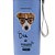 Garrafa Color Estampa Pet Inox 480ml - Azul - Imagem 2