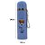 Garrafa Color Estampa Pet Inox 480ml - Azul - Imagem 4