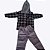 Conjunto Xadrez com Capuz Infantil Masculino Milon 2000112 - Imagem 1