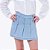 Conjunto Camisa Branca com Shorts Saia Infantil Feminino Vigat 7841 - Imagem 3