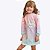 Vestido Peluciado Colorido em Termoskin Infantil Feminino Infanti 71474 - Imagem 1