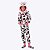 Pijama Kigurumi com Capuz Vaca Patches Teen Menina Puket 030502264 - Imagem 2