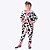 Pijama Kigurumi com Capuz Vaca Patches Infantil Menina Puket 030402753 - Imagem 2