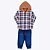 Camisa Flanelada com Capuz e Calça Jeans Moletom Infantil Masculino Vigat 1095 - Imagem 1