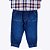 Camisa Flanelada com Capuz e Calça Jeans Moletom Infantil Masculino Vigat 1095 - Imagem 3