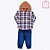 Camisa Flanelada com Capuz e Calça Jeans Moletom Infantil Masculino Vigat 1095 - Imagem 4