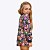 Conjunto Blusa em Canelado Maui com Shorts e Casaco em Malha Floral Feminino Infanti 71007 - Imagem 2