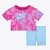 Conjunto Camiseta Rosa e Bermuda Legging Azul Infantil Feminino Nike 26L658-BJB - Imagem 2