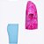 Conjunto Camiseta Rosa e Bermuda Legging Azul Infantil Feminino Nike 26L658-BJB - Imagem 6