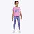 Conjunto Camiseta e Calça Legging Infantil Menina Nike 36L777-AFN - Imagem 1