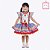 Vestido Festa Junina Detalhes Estrelas Infantil Muvile 9941A - Imagem 3
