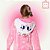 Pijama Kigurumi com Capuz Gata Romântica Teen Menina Puket  030502288 - Imagem 5