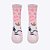 Meia Soquete Infantil Menina Gata Romântica Puket 010406240 - Imagem 1
