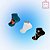 Kit com 3 Meias Infantil Menino Space Food Puket 010406251 - Imagem 5