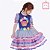 Vestido Festa Junina Xadrez Infantil Muvile 9954A - Imagem 3