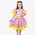 Vestido Festa Junina Xadrez Borboleta Infantil Muvile 4292 - Imagem 1