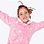 Pijama Kigurumi com Capuz Gata Romântica Infantil Menina Puket 030402762 - Imagem 3