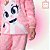 Pijama Manga Longa Gata Romântica Infantil Menina Puket 030402763 - Imagem 4