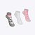 Kit com 3 Meias Infantil Menina Gata Romântica Puket 010406238 - Imagem 2