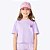 Blusa Cropped Manga Curta Lilás Infantil Menina Hering Kids - Imagem 1