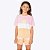 Blusa Manga Curta Estampa Colorida Dip Dye Infantil Menina Hering Kids 5Dq11aen - Imagem 1