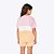 Blusa Manga Curta Estampa Colorida Dip Dye Infantil Menina Hering Kids 5Dq11aen - Imagem 2