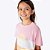 Blusa Manga Curta Estampa Colorida Dip Dye Infantil Menina Hering Kids 5Dq11aen - Imagem 3