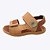Sandália Tic Tac Casual Marrom Caramelo Infantil Masculina Klin 171228000 - Imagem 3