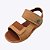 Sandália Tic Tac Casual Marrom Caramelo Infantil Masculina Klin 171228000 - Imagem 4