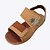 Sandália Tic Tac Casual Marrom Caramelo Infantil Masculina Klin 171228000 - Imagem 5