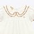Vestido Manga Curta Off White Infantil Feminino Milon 2000372 - Imagem 2