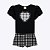 Conjunto Blusa Manga Curta Coração e Shorts Infantil Feminino Milon 2000407 - Imagem 2