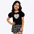 Conjunto Blusa Manga Curta Coração e Shorts Infantil Feminino Milon 2000407 - Imagem 3