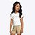 Conjunto Blusa Cropped e Shorts Moletinho Sarja Infantil Feminino Milon 2000410 - Imagem 2