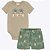 Conjunto Body Tigre e Bermuda Bebê Menino Milon 2000342 - Imagem 1