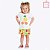 Conjunto Blusa e Shorts Abacaxi Infantil Feminino Kyly 1000207 - Imagem 10