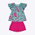 Conjunto Blusa e Manga Babadinho e Shorts Infantil Feminino Kyly 1000231 - Imagem 2