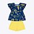 Conjunto Blusa e Manga Babadinho e Shorts Infantil Feminino Kyly 1000231 - Imagem 3