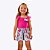 Blusa Cropped e Shorts Rosa Infantil Feminino Kyly 1000239 - Imagem 8