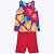 Conjunto Blusa e Bermuda Legging Infantil Feminino Kyly 1000230 - Imagem 4