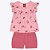 Conjunto Blusa Estampada e Shorts Moletinho Infantil Feminino Kyly 1000203 - Imagem 2