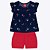 Conjunto Blusa Estampada e Shorts Moletinho Infantil Feminino Kyly 1000203 - Imagem 3