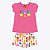 Conjunto Blusa Manga Curta e Shorts Estampa Picolé Infantil Feminino Kyly 1000233 - Imagem 1