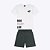 Conjunto Camiseta Manga Curta e Bermuda Moletom Infantil Masculino Kyly 1000403 - Imagem 1