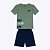 Conjunto Camiseta Manga Curta e Bermuda Moletom Infantil Masculino Kyly 1000403 - Imagem 2