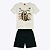 Conjunto Camiseta Manga Curta e Bermuda Moletom Infantil Masculino Kyly 1000403 - Imagem 3
